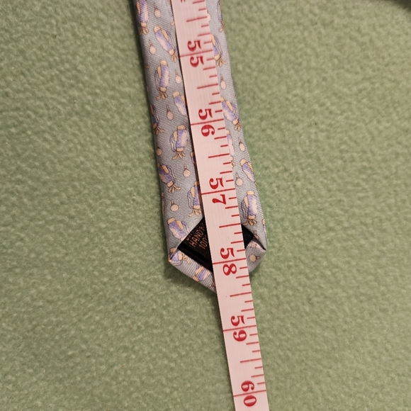 Golf clubs Necktie 100% silk - Picture 7 of 7